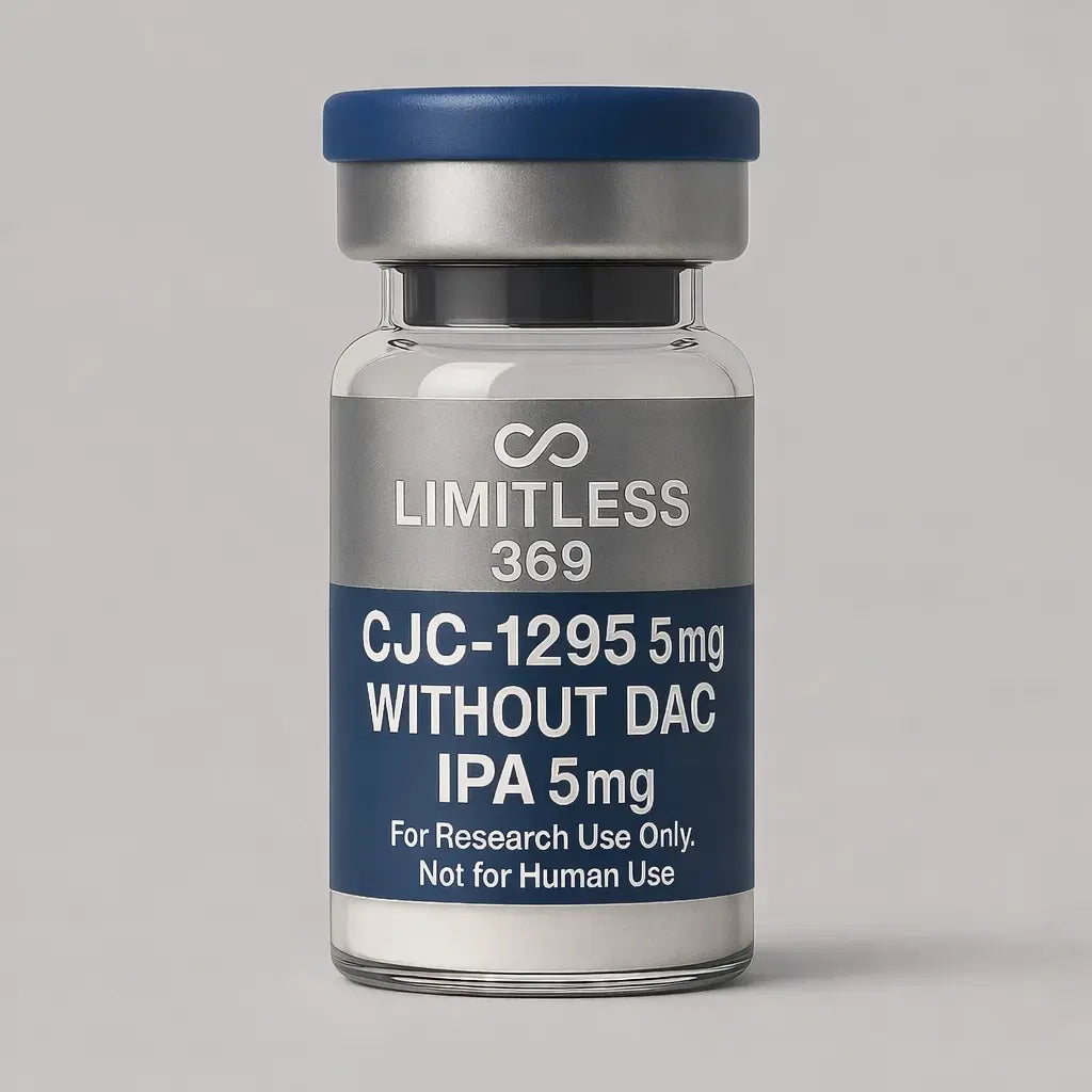 CJC-1295 (No DAC) 5mg + Ipamorelin 5mg Research Amino Compound | Limit Limitless 369 Amino CJC-1295 (No DAC) 5mg + Ipamorelin 5mg Research Amino Compound | Limit Limitless 369 Amino