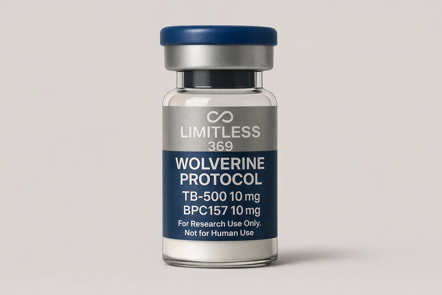 Wolverine Protocol by Limitless 369 Amino represents an advanced research-focused peptide combination designed for studies involving tissue regeneration, recovery signaling, and cellular repair mechanisms. Featuring TB-500 (Thymosin Beta-4) and BPC-157, this formulation is widely referenced in scientific literature exploring muscle recovery pathways, connective tissue integrity, angiogenesis, and cellular migration processes. Commonly associated with research on tendon resilience, ligament adaptation, soft