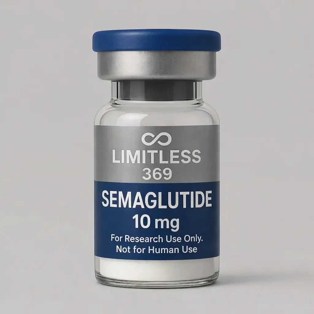 Semaglutide is a widely researched metabolic compound associated with weight loss science, appetite regulation pathways, insulin sensitivity signaling, and body fat reduction research. This product image represents Semaglutide’s relevance to GLP-1 receptor pathway studies, frequently examined in obesity research, glucose metabolism optimization, and energy balance regulation biology. Educational research discussions surrounding Semaglutide often reference reduced caloric intake signaling, delayed gastric em